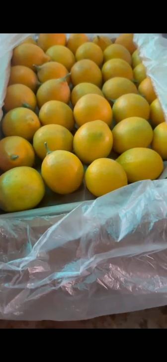 Мандарины ящиками