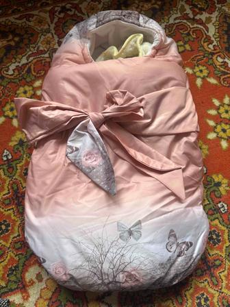 Конверт зима для новорожденного