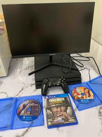 Playstation 4 pro и новый моник