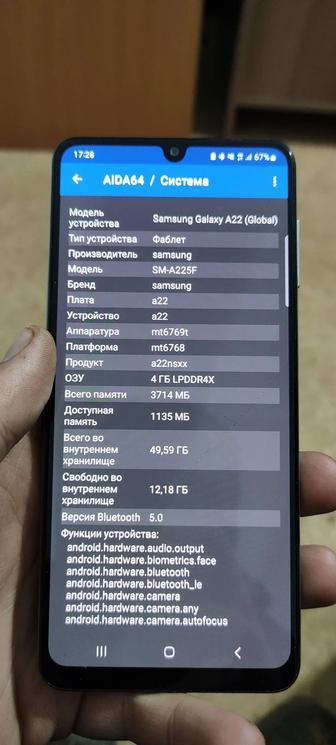 Продам смартфон Samsung a22 срочно