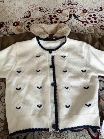 Белая кофта -джемпер