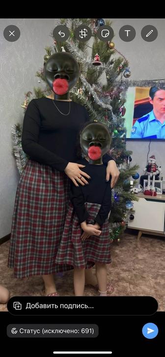 Мама доча платья для фотосессии и не только на Новый год!