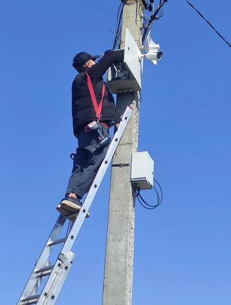 Установка системы видеонаблюдения