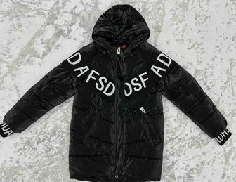 Зимняя одежда (пуховик и баллоневые штаны) 10-12 лет девочка