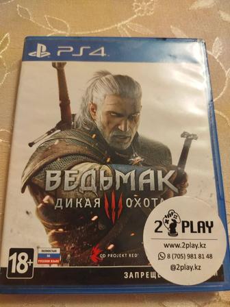 Продам диск на PS4 Ведьмак