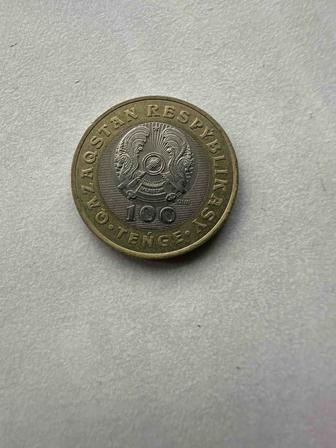 Монета 100 тг [с изображением тазы]