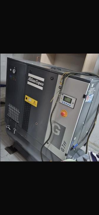 винтовой компрессор Atlas Copco G7FF. 
Производитель Atlas Copco, шведская