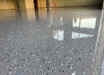 Наливной эпоксидный пол / Полимер - склад, дом, школа, завод, больница