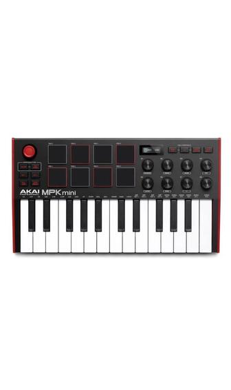 MIDI-клавиатура AKAI MPK Mini MKIII Black-Red