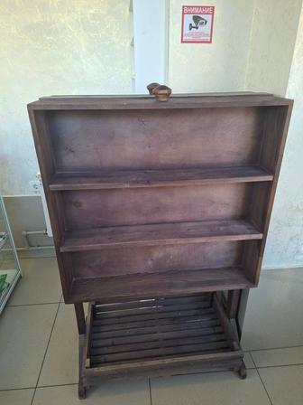 Двухсторонняя полка деревянная