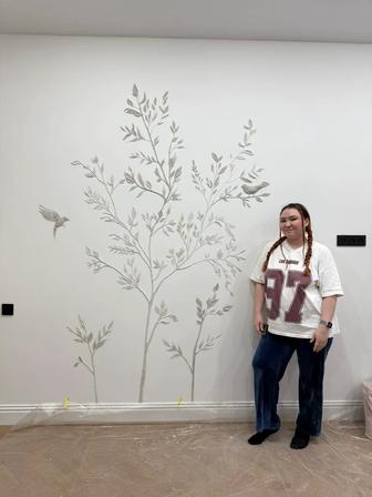 Барельеф, панно, роспись стен