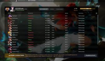 Аккаунт в Dota 2/main pull/6200 MMR