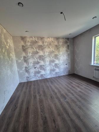 Недорого обои,левкас,закатка,галтели,откос,отдельочный работы