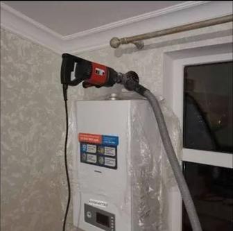 Алмазное сверление сухое и мокрое