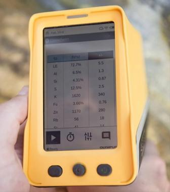 Лаборатория XRF спектральный анализ металл золото руда почва геология