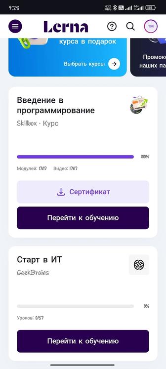 Продам курс обучения по программированию skillbox. Действует один год