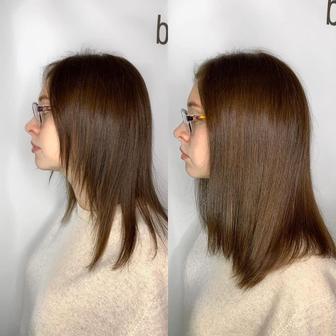 Наращивание волос, биопротеиновое наращивание