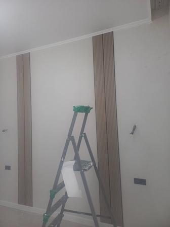 Поклеика обоев и частичныи ремонт под ключ квартир.