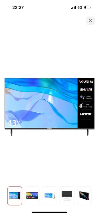 Продам новый телевизор Yasin 109 см