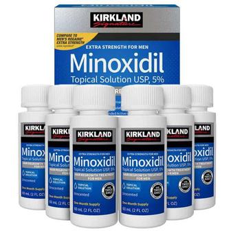 Миноксидил 5 | Minoxidil KIRKLAND средство для роста волос и бороды