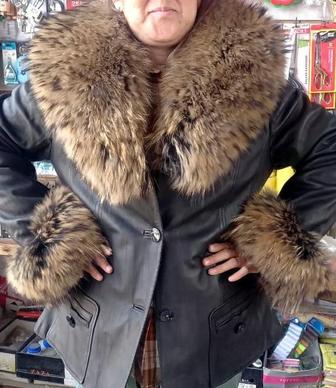 Куртки кожанные натуральный