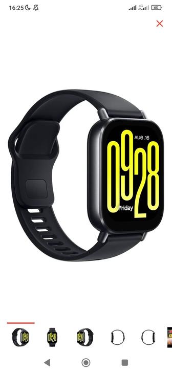 Смарт-часы Xiaomi Redmi Watch 5 Active 51 мм черный-черный