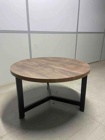 Стол журнальный круглый металлический