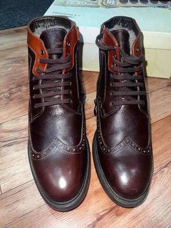 Продам мужскую зимнюю обувь натуральная кожа