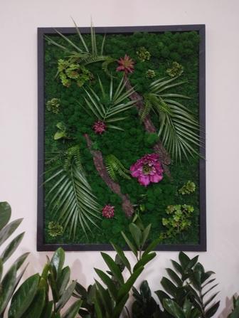 Декоративное озеленение Панно