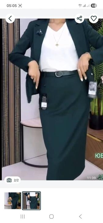 Продам костюм с юбкой 50 размер