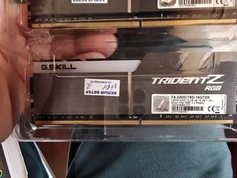 Новая оперативная перативная память DDR4 8GB TridentZ RGB