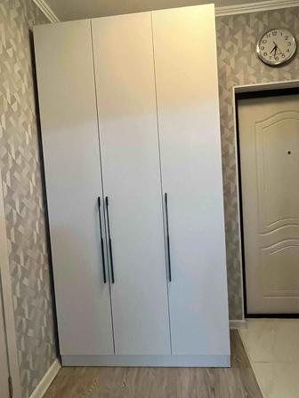 Распашной шкаф, 120x240х50 см, белый