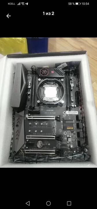 Комплект материнская плата Jginyue X99-TI D4 Xeon 2680v4