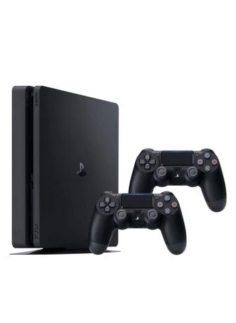 PlayStation 4 Игровая приставка PlayStation 4 Slim 1Tb 2 контроллера