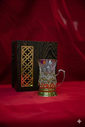 Подстаканник бронзовый