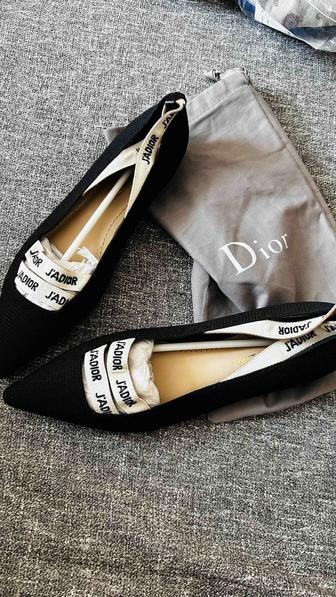 DIOR балетки-туфли.