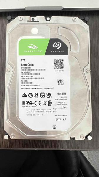 Продам новый жесткий диск Seagate BarraCuda 2TB