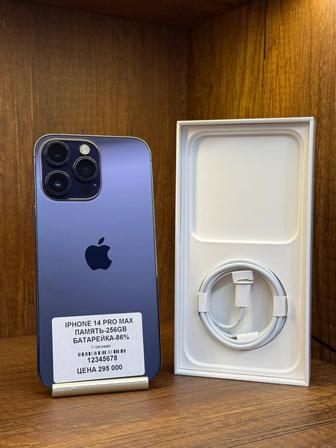 IPhone 14 Pro Max 256gb 86% оригинальный шнур
