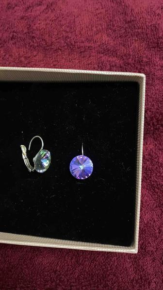 Серьги серебро