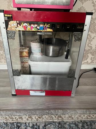 попкорн апарат и апарат для запайки стаканов