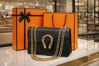 Люкс сумки новые в подарочной коробке с пакетом