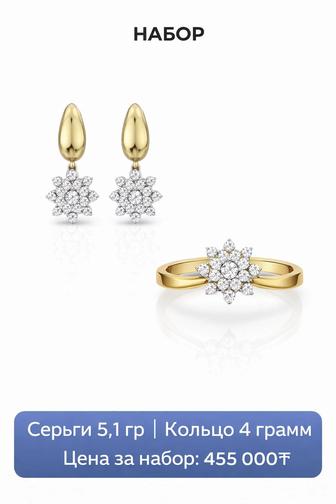 Ювелирный набор под бриллианты