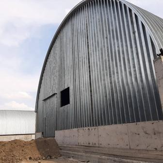 Без каркасные ангары