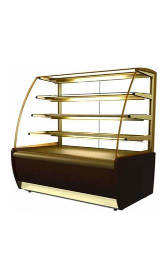 Холодильная витрина Carboma ВХСв-1.3 золотистый-коричневый