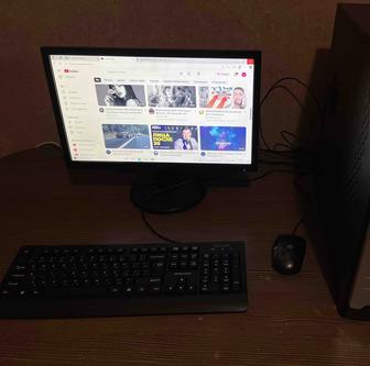 Компьютер с монитором 4 ядра, 8 потоков /8ГБ ОЗУ/HDD500 /HD 5670 1GB