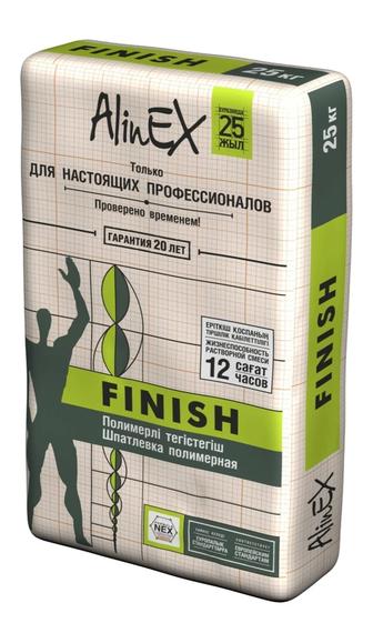 AlinEX FINISH 25 кг. полимерная
