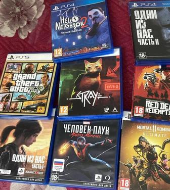 Playstation 5 с 8 играми 2 геймпада и зарядная станция