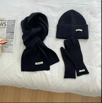 Набор (шапка, шарф, перчатка)