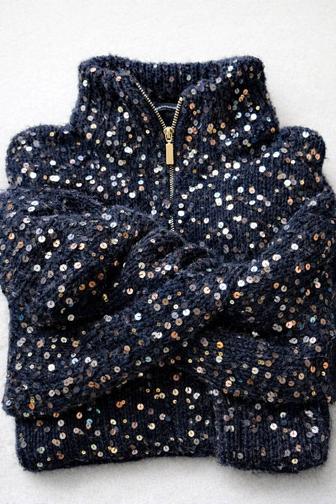 Джемпер с пайетками