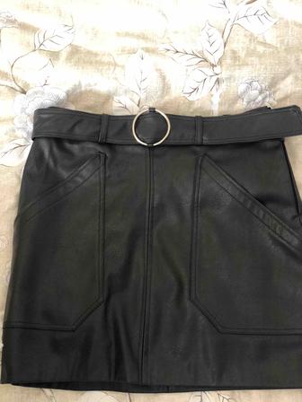 Юбка кожаная Турция